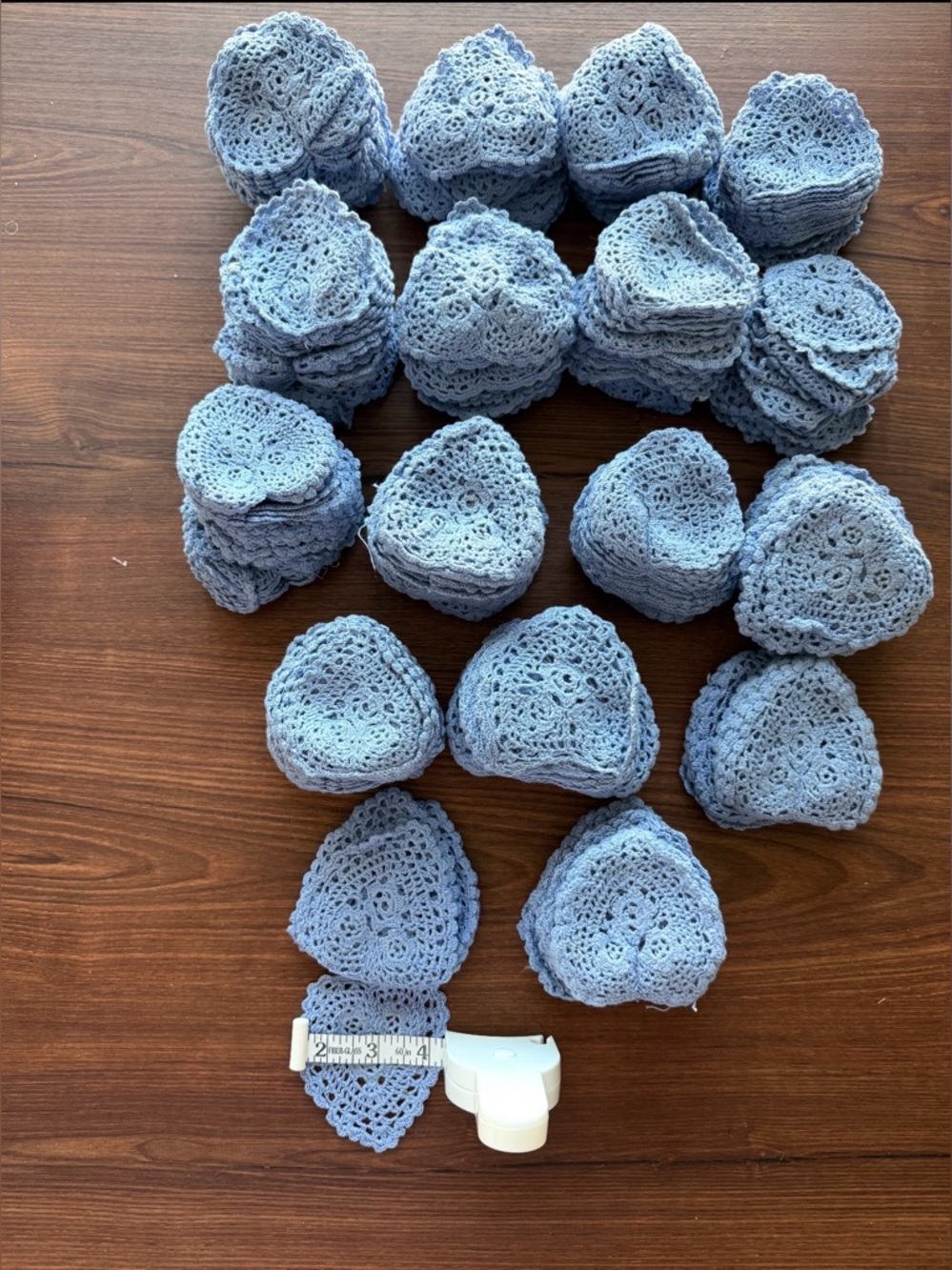 463 Pieces Handmade Heart-shaped Crochet